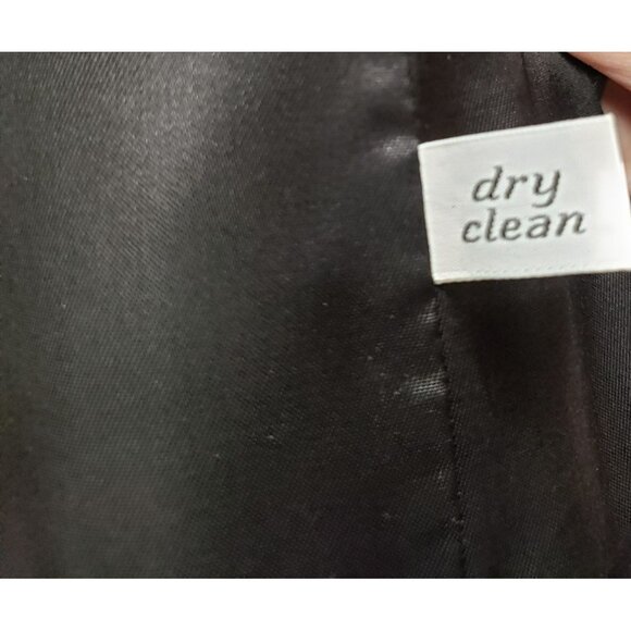 Vintage Pendleton Wool Black Blazer Jacket, 100% Wool, Single Button, Sz L READ - Picture 7 of 8